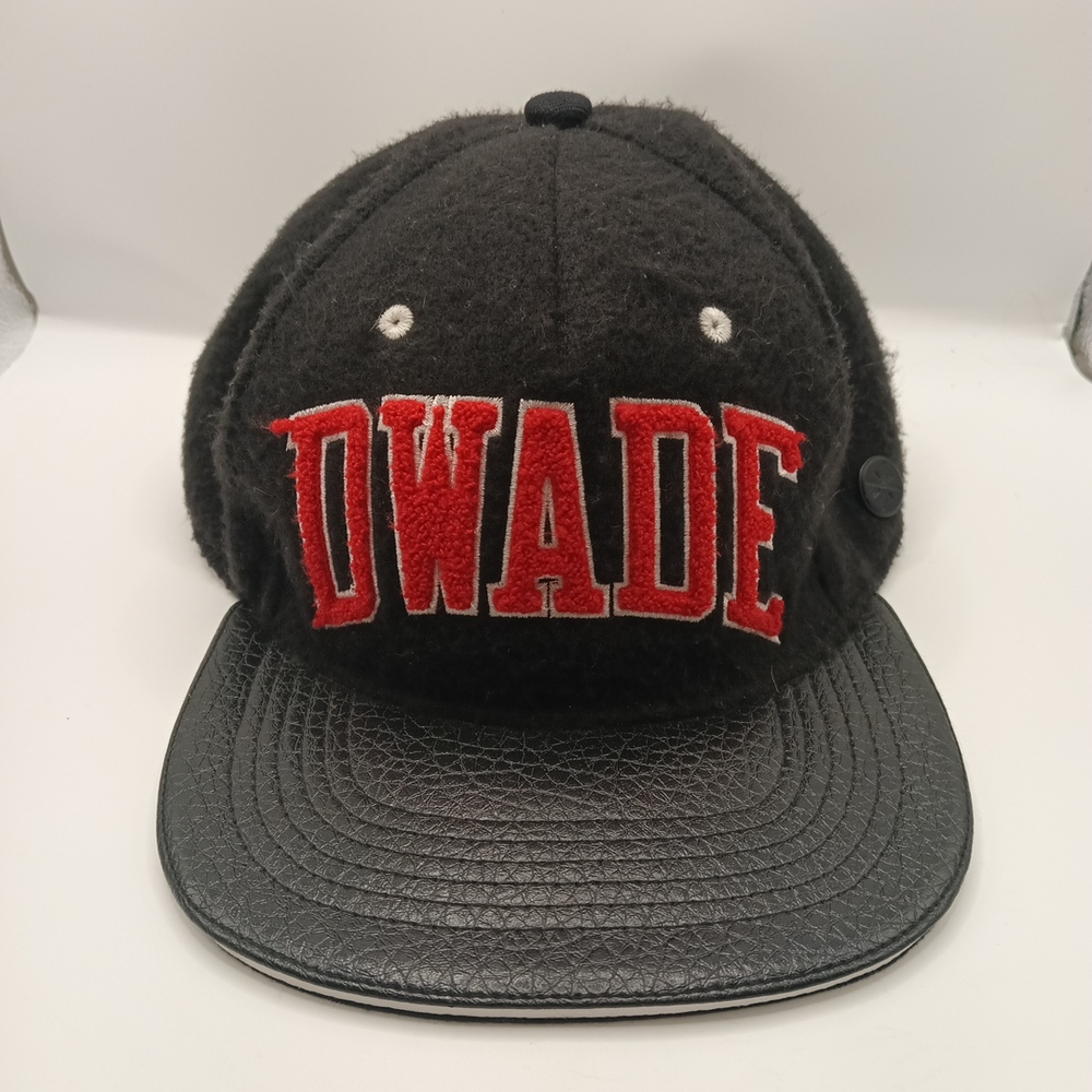 Black Cap with Red DWade Embroidery